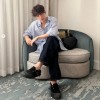 디올 새들백 블랙
