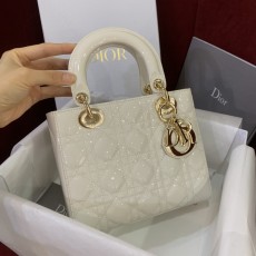 [Premium] 디올 페이던트 레이디 스몰 백 [화이트] M0531OWCB