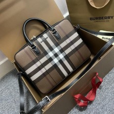 [Premium] 버버리 에인스워스 브리프케이스 [다크버치브라운]