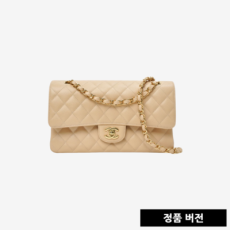 [正品버전] 샤넬 클래식 미디움 핸드백 캐비어 베이지 금장 A01112 [매장-1,600만