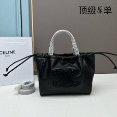 [고퀄리티] 셀린느 트리옴페 드로스트링 카바스 토트백 [블랙]