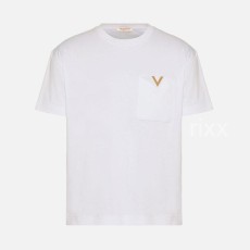 발렌티노 메탈릭 브이로고 코튼 티셔츠 【매장-100만원대】