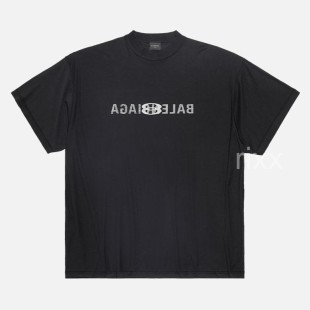 발렌시아가 로고 프린트 티셔츠 【매장-100만원대】
