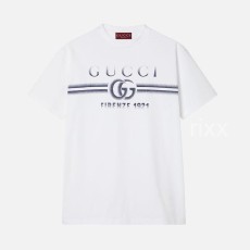 구찌 프린트 코튼 저지 티셔츠 【매장-85만원대】