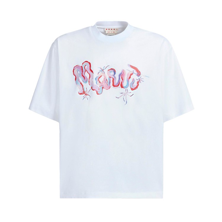 마르니 WHIRL 프린트 장식 화이트 코튼 티셔츠 【매장-70만원대】
SOLDOUT