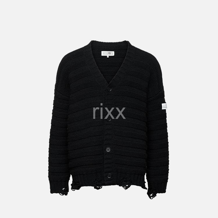 메종마르지엘라 MM6 V넥 니트 가디건 【매장-90만원대】