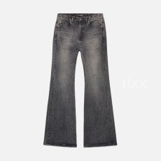 발렌시아가 플레어드 데님 팬츠 블랙 【매장-190만원대】