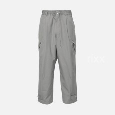 Y-3 로고 프린트 캔버스 테이퍼드 팬츠 【매장-60만원대】
